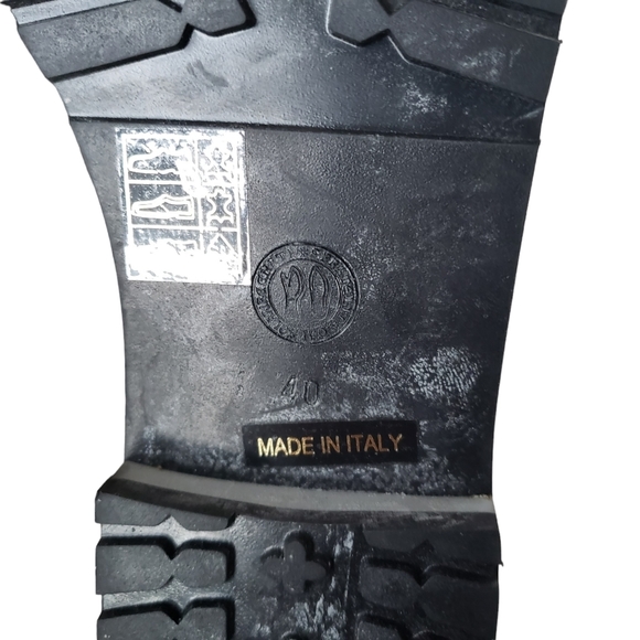 New Ingledew's suede & patent brogue wingtip oxford lace up dress boots - Picture 9 of 9